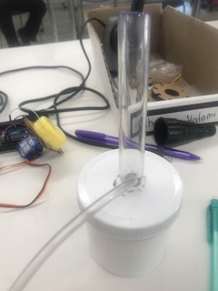 Lid with both tubes
